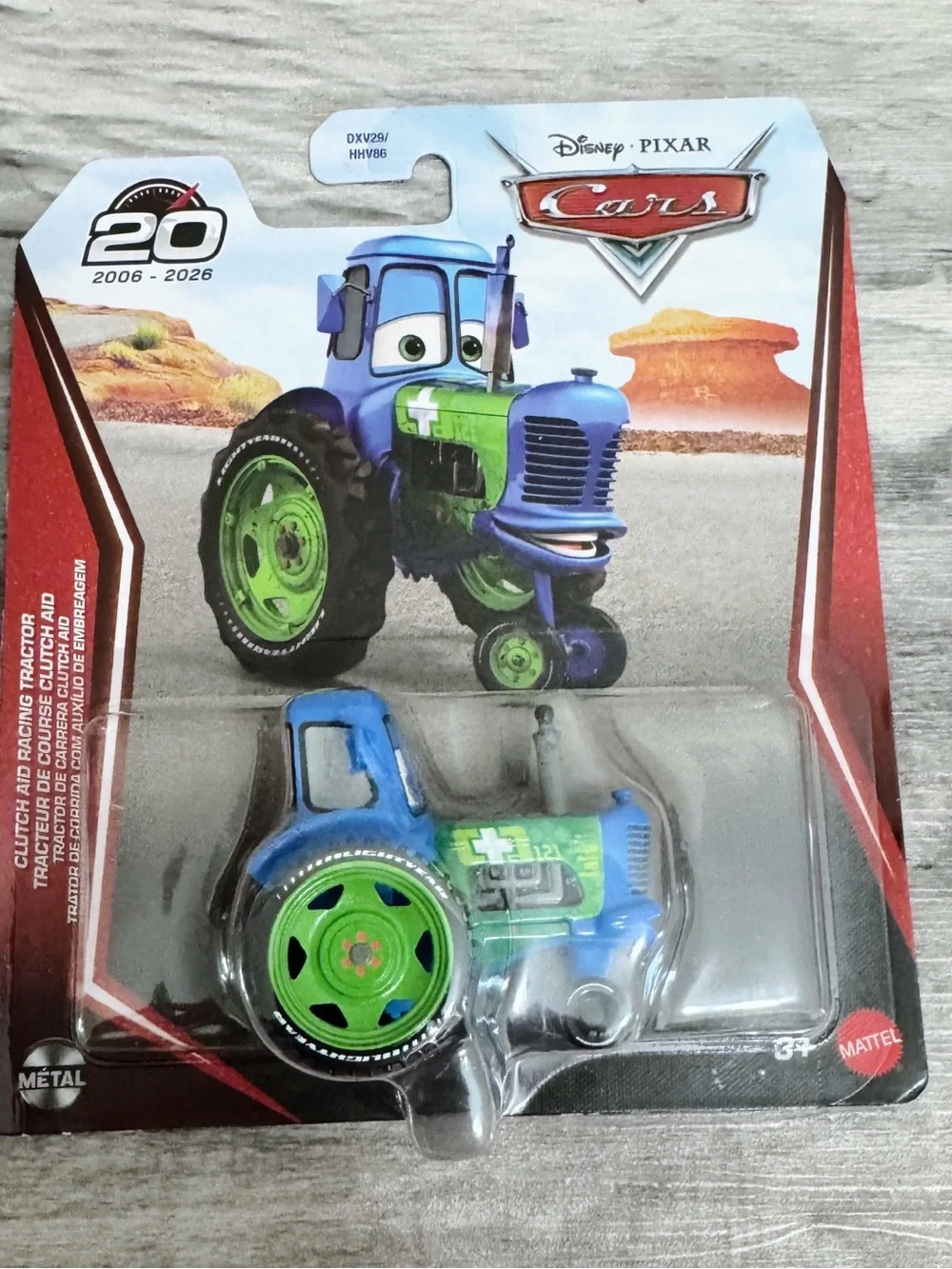 2026 Disney Pixar 20th CLUTCH AID RACING TRACTOR Metal Series